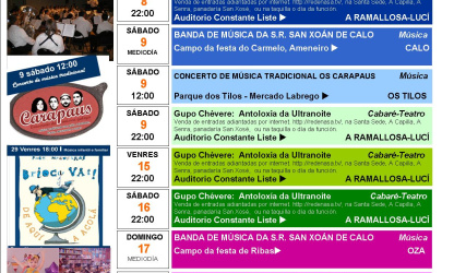 Axenda Cultural setembro 2107