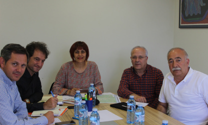 Imaxe da reunión celebrada en Teo