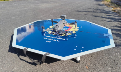 dron policía local